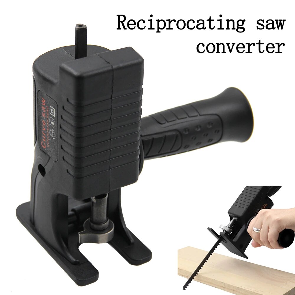 Reciprocating Saw Attachment Drill - สว่านไฟฟ้าแบบใช้มือถือถึงเลื่อยไฟฟ้าเลื่อยลูกสูบในครัวเรือนช่างไม้ขนาดเล็กชุดอุปกรณ์เสริมเครื่องมือไฟฟ้าแบบใช้มือถือ