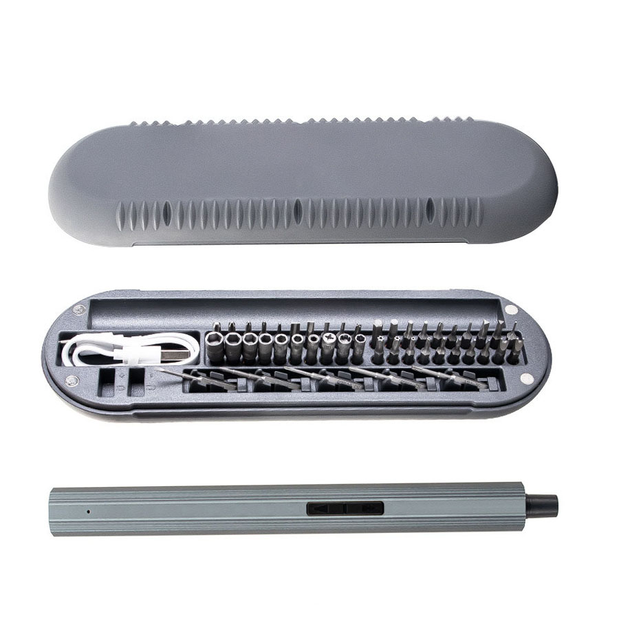 Electric Screwdriver Rechargeable Usb - ชุดไขควงไฟฟ้า 48-in-1 แบบชาร์จ USB พร้อมไฟ LED