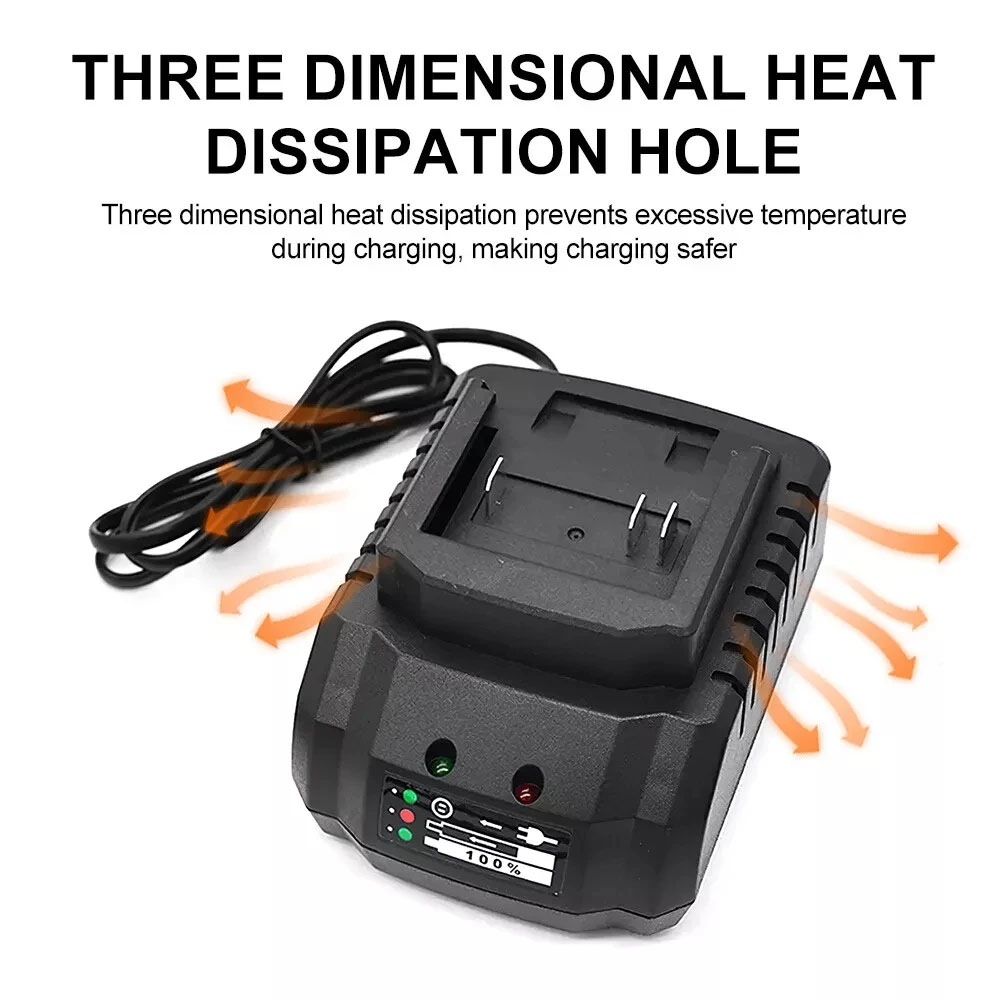 เครื่องชาร์จแบตเตอรี่ลิเธียมไอ - Brushless Cordless Electric Drill 18V บทวิจารณ์และราคา