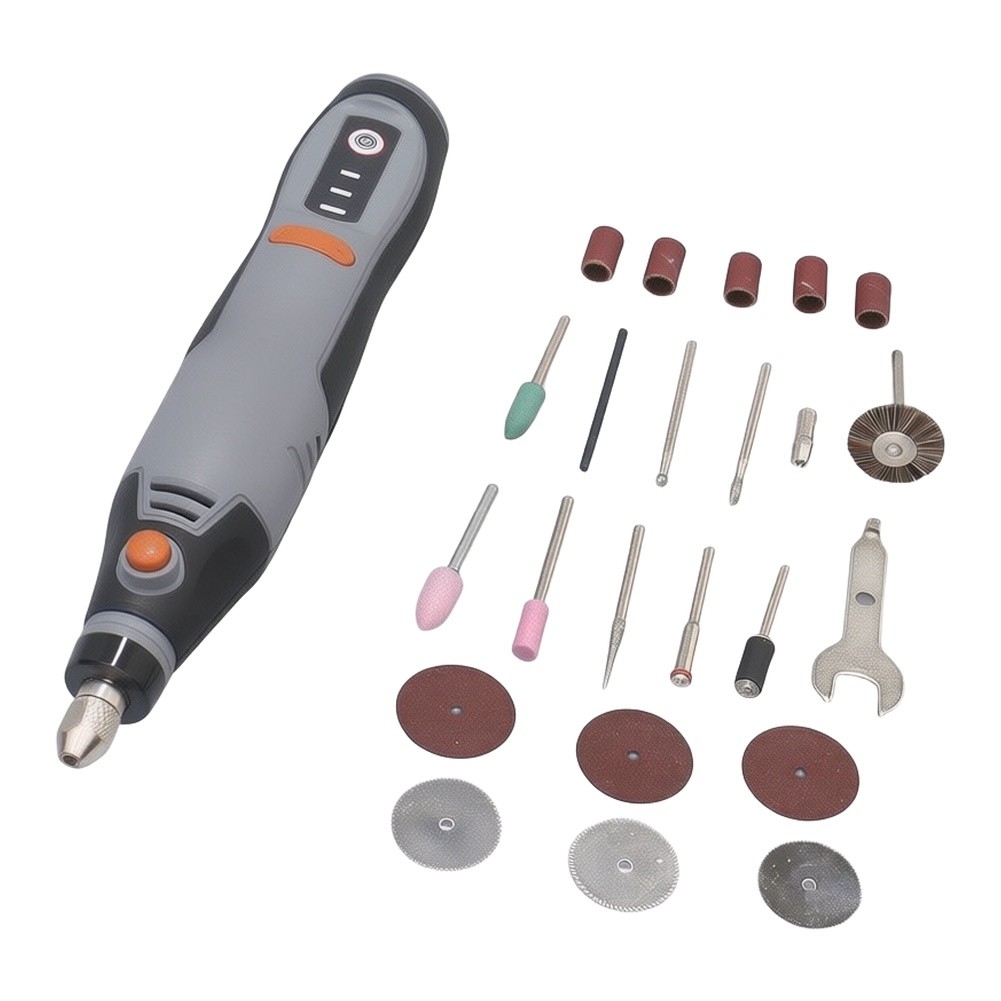 ชุดเครื่องมือโรตารี่ไร้สาย เคร - Cordless Rotary Tool Kit Accessories บทวิจารณ์และราคา