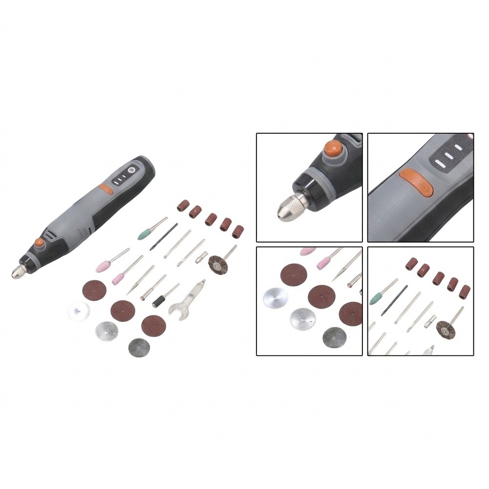 ชุดเครื่องมือโรตารี่ไร้สาย เคร - Cordless Rotary Tool Kit Accessories บทวิจารณ์และราคา