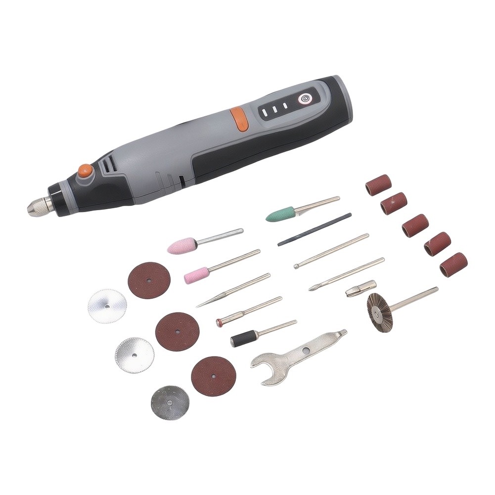 ชุดเครื่องมือโรตารี่ไร้สาย เคร - Cordless Rotary Tool Kit Accessories บทวิจารณ์และราคา