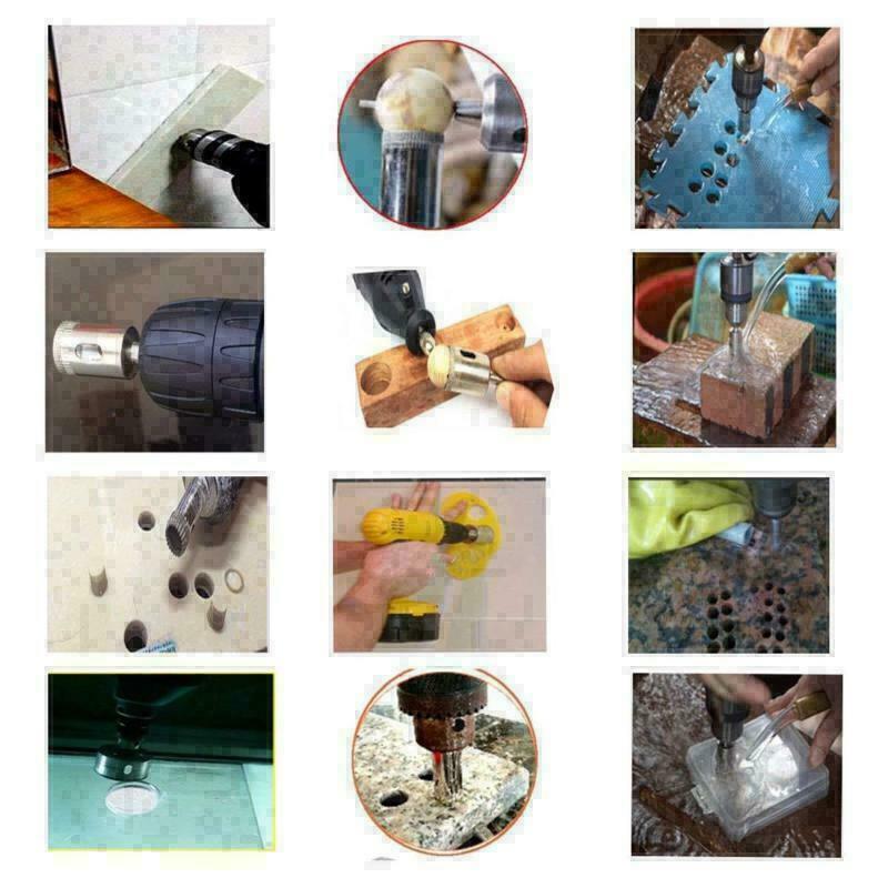 10/15pcs ชุดเจาะกระเบื้องชุด B - Reciprocating Saw Attachment Drill บทวิจารณ์และราคา