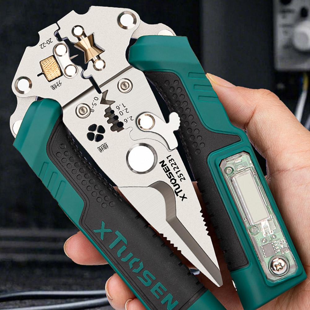 คีมปอกสายไฟ คีมตัดสายไฟแบบพับไ - Automatic Wire Stripper Cutter บทวิจารณ์และราคา