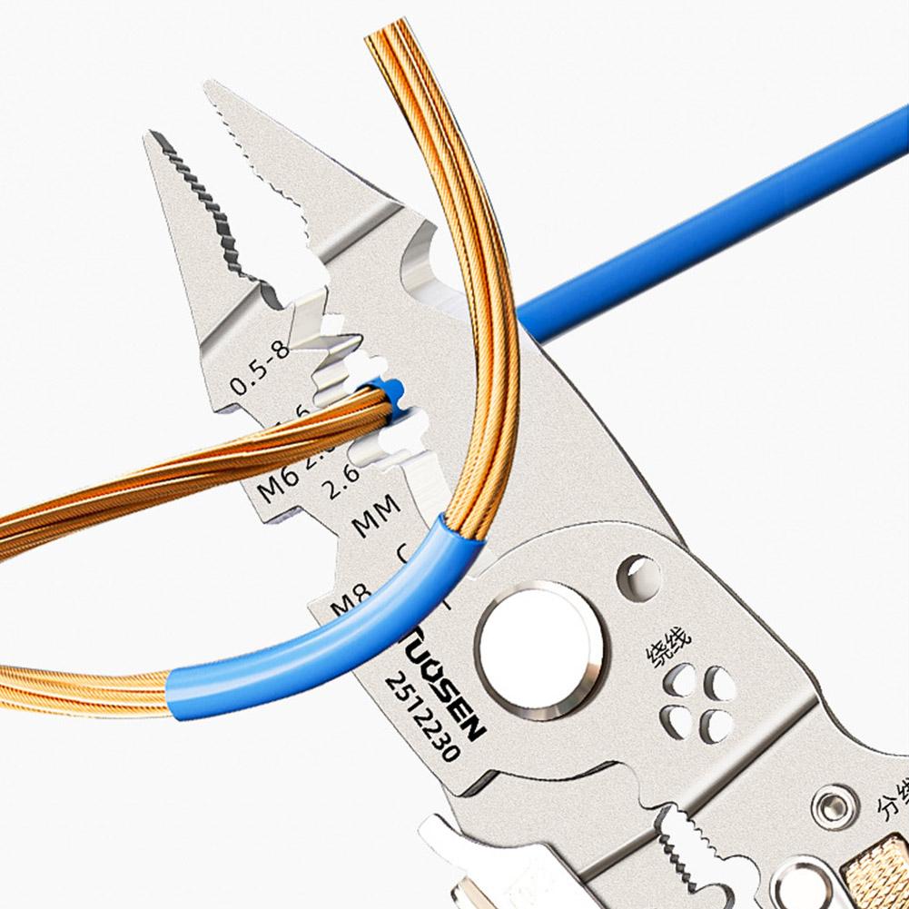 คีมปอกสายไฟ คีมตัดสายไฟแบบพับไ - Automatic Wire Stripper Cutter บทวิจารณ์และราคา