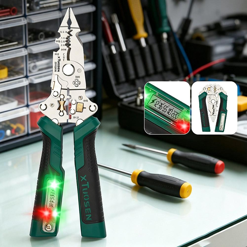 คีมปอกสายไฟ คีมตัดสายไฟแบบพับไ - Automatic Wire Stripper Cutter บทวิจารณ์และราคา