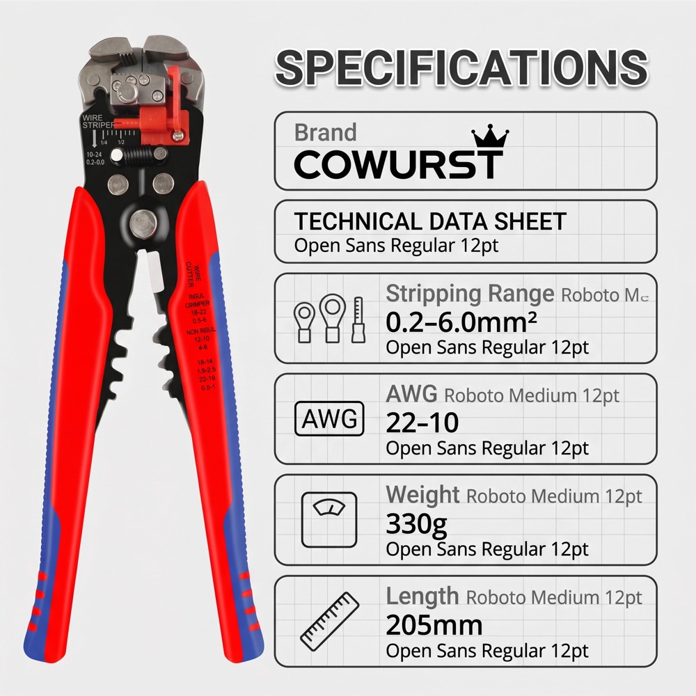 คีมปอกสายไฟอเนกประสงค์ 3 in 1  - Automatic Wire Stripper Cutter บทวิจารณ์และราคา