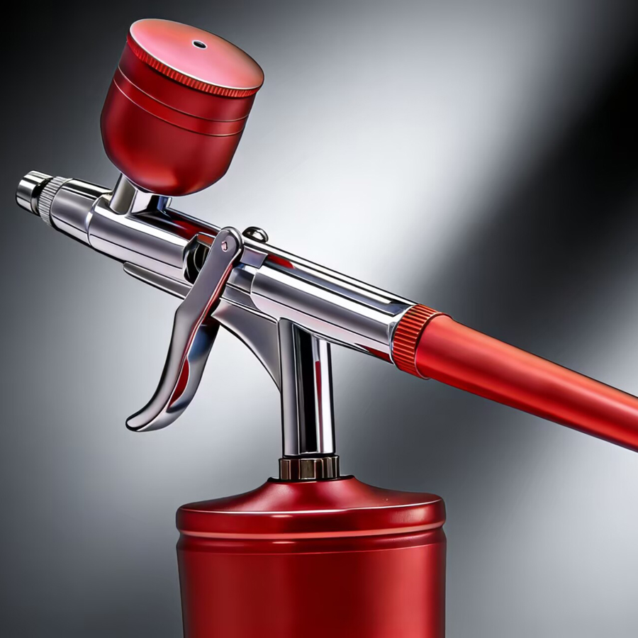 แอร์บรัชไร้สายแบบพกพา ชาร์จไฟไ - Airbrush Kit With Mini Compressor บทวิจารณ์และราคา