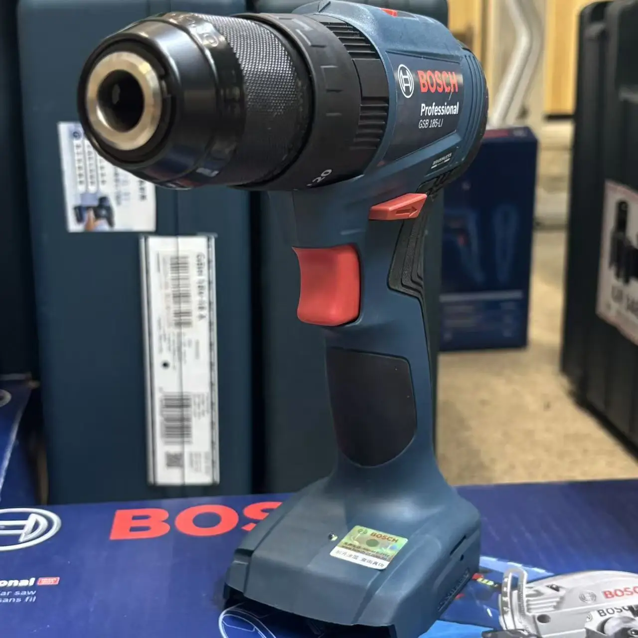 BOSCH GSB 185-LI สว่านกระแทกไร - Brushless Cordless Electric Drill 18V บทวิจารณ์และราคา