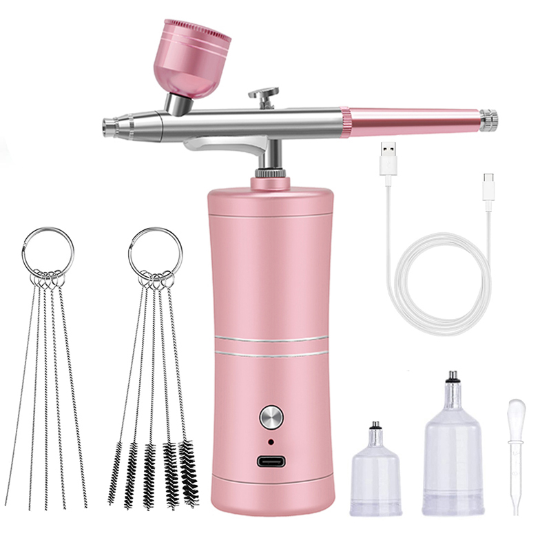 Airbrush สําหรับเล็บสีศิลปะแบบ - Airbrush Kit With Mini Compressor บทวิจารณ์และราคา