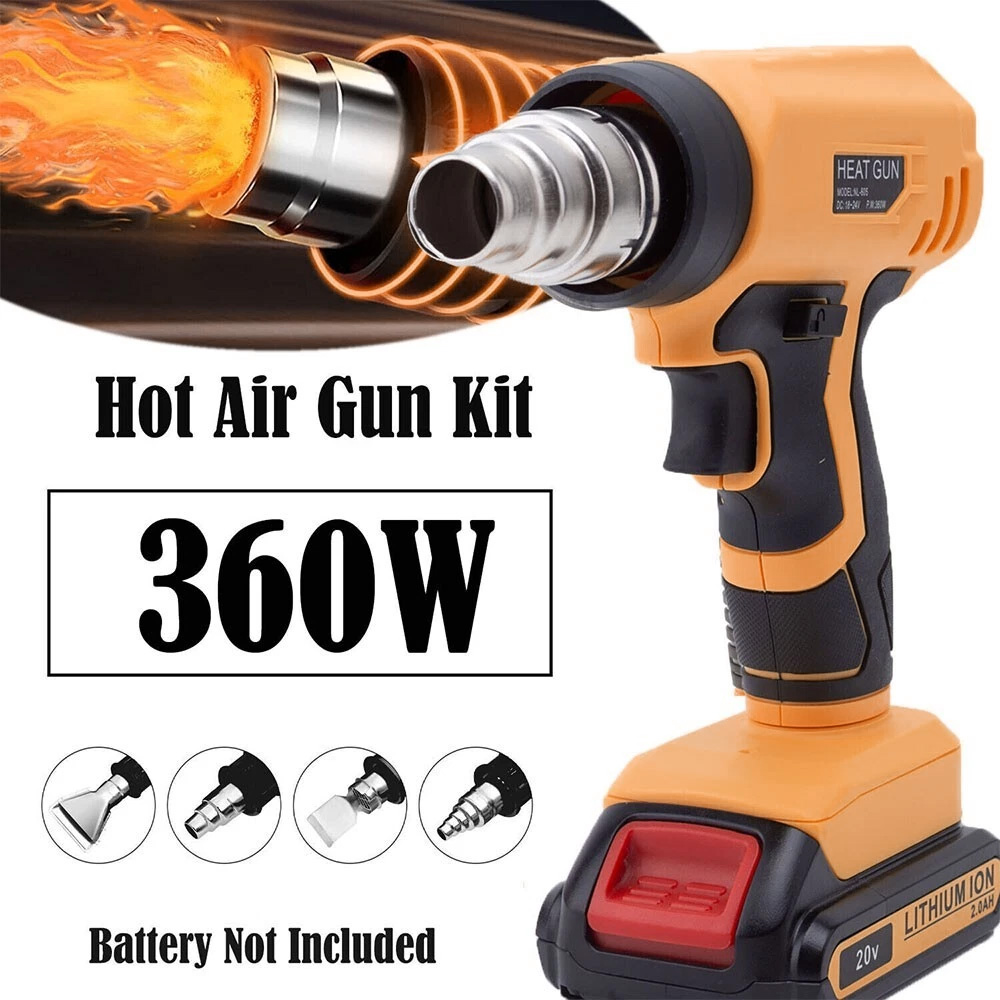 ปืนเป่าลมร้อนไร้สายสำหรับแบตเต - Cordless Heat Gun For Shrink Tubing บทวิจารณ์และราคา