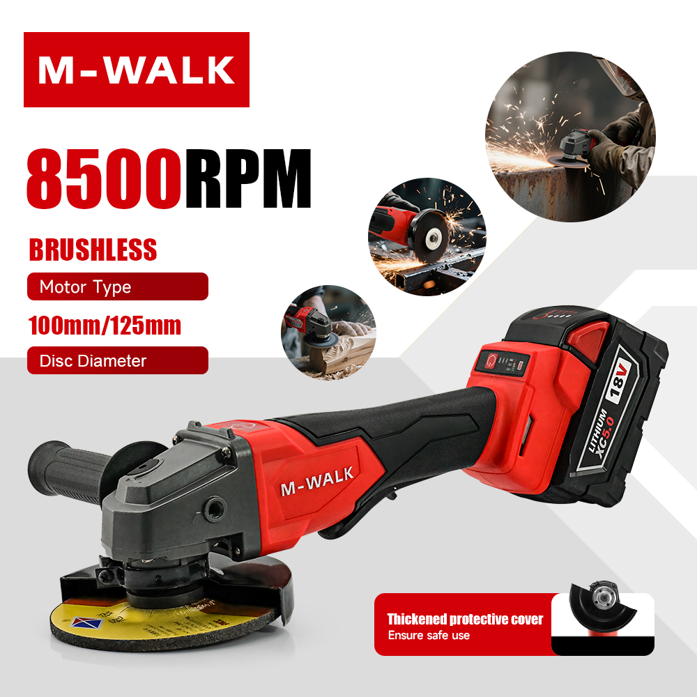 เครื่องเจียรไร้สายความเร็วสูง  - Brushless Angle Grinder Battery Powered บทวิจารณ์และราคา