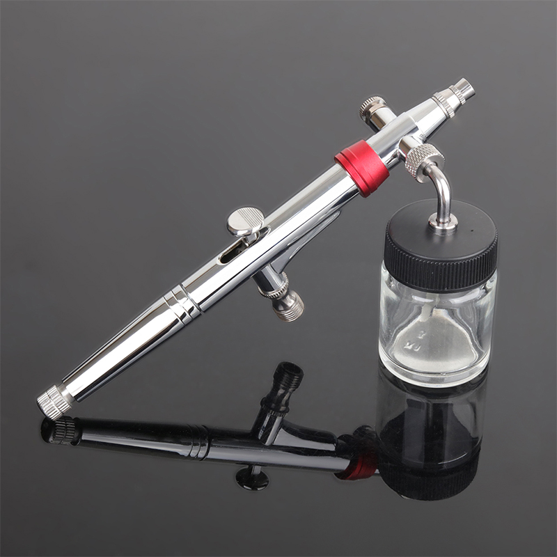 ปากกาพ่นสีระบบโรตารี่แบบสองหัว - Airbrush Kit With Mini Compressor บทวิจารณ์และราคา