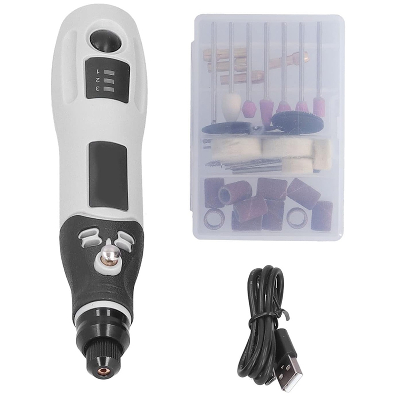 SHGO Mini ชุดเครื่องมือเจียรแบ - Cordless Rotary Tool Kit Accessories บทวิจารณ์และราคา