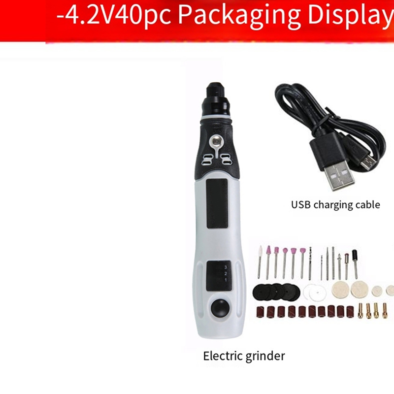 SHGO Mini ชุดเครื่องมือเจียรแบ - Cordless Rotary Tool Kit Accessories บทวิจารณ์และราคา