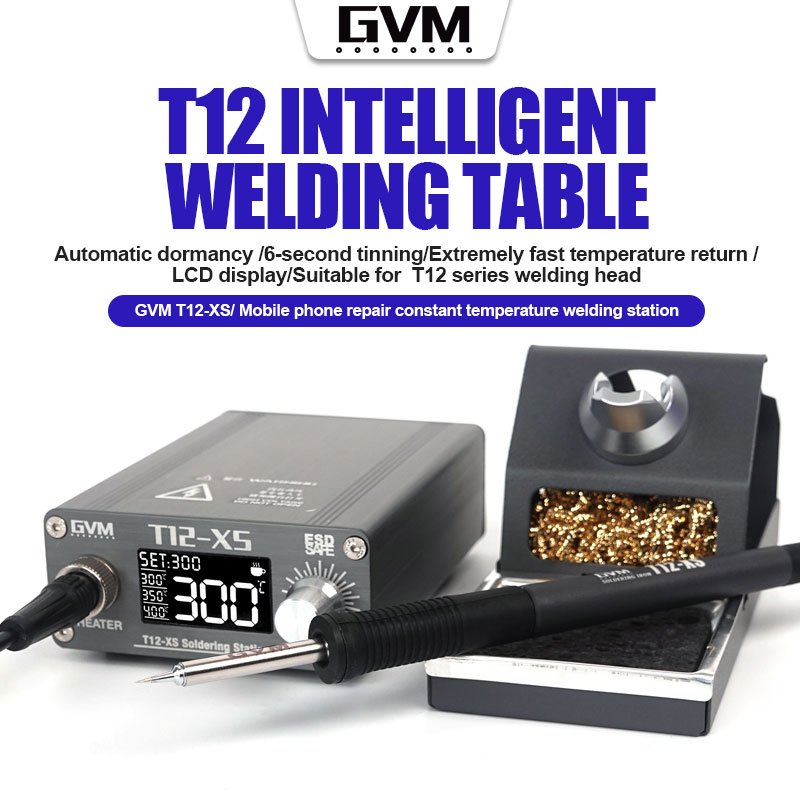 GVM T12-XS ดิจิตอลจอแสดงผลปรับ - Digital Soldering Station T12 บทวิจารณ์และราคา