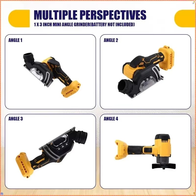 เครื่องเจียรไฟฟ้าไร้สายขนาดเล็ - Brushless Angle Grinder Battery Powered บทวิจารณ์และราคา