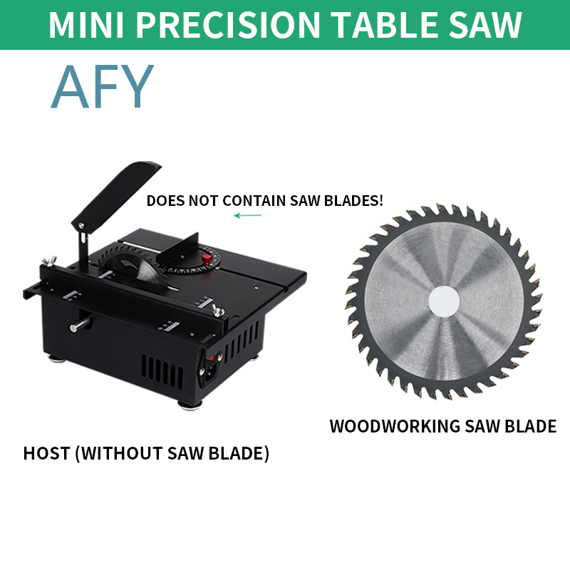 เลื่อยวงเดือนขนาดเล็ก 1200W สำ - Mini Table Saw For Woodworking บทวิจารณ์และราคา